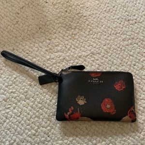 Coach wristlet (floral pattern)
